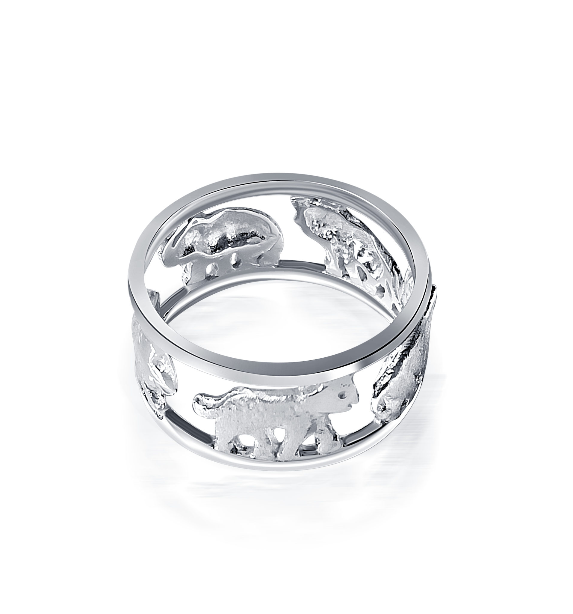 African Big Five Silver Ring – Enkai Silver Jewellery Ltd